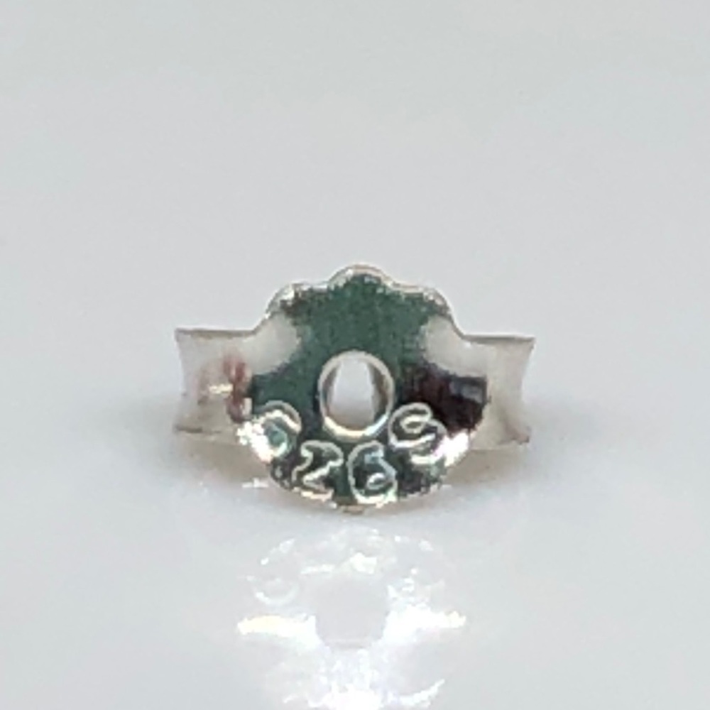 925 Lab Created 0val Ruby Studs - image 7